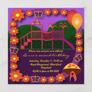 Invitación al cumpleaños de los niños:037: Zona de