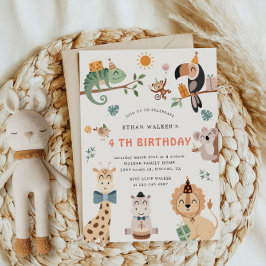 Invitación al cumpleaños de los niños con Fiesta d