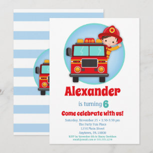 Invitación al cumpleaños de los niños con pelo par