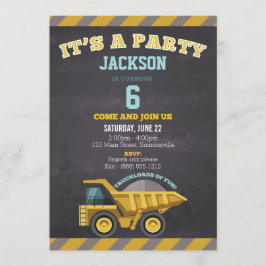 Invitación al cumpleaños de los niños (construcció