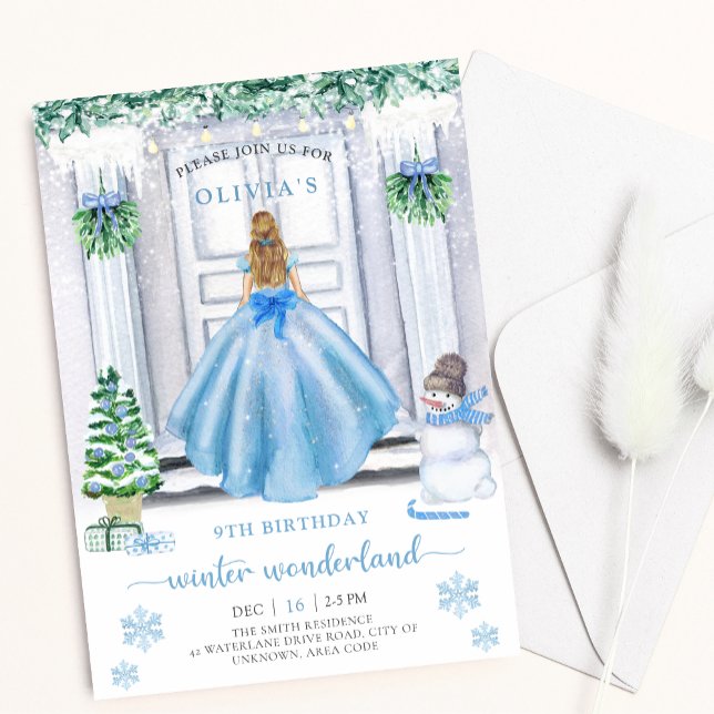 Invitación al cumpleaños de los niños Navidades de (Subido por el creador)