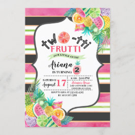 Invitación al cumpleaños de los niños Twotti Frutt