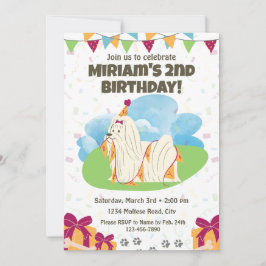 Invitación al cumpleaños de Malta