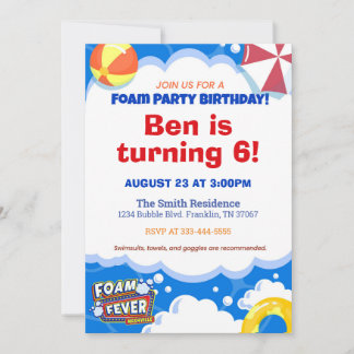 Invitación al cumpleaños de Nashville Fever Fever