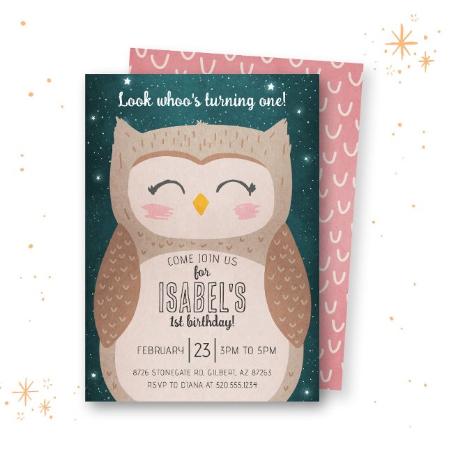 Invitación al cumpleaños de Owl (Subido por el creador)