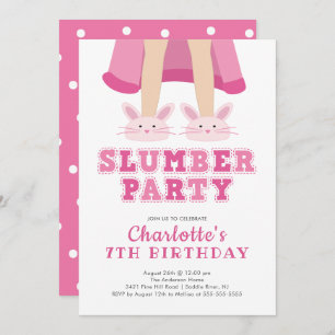 Invitación al cumpleaños de Pajama con un número r
