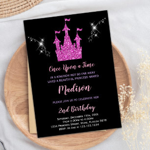 Invitación al cumpleaños de Princesa Purpurina púr