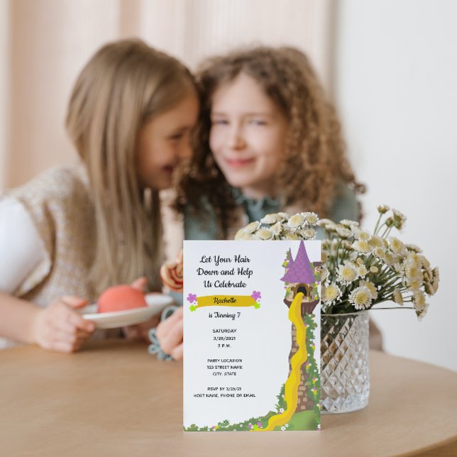 Invitación al cumpleaños de Princess (Subido por el creador)