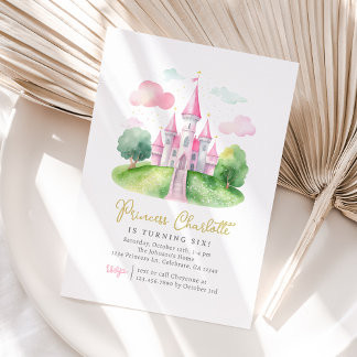 Invitación al cumpleaños de Princess