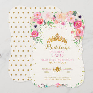 Invitación al cumpleaños de Princess