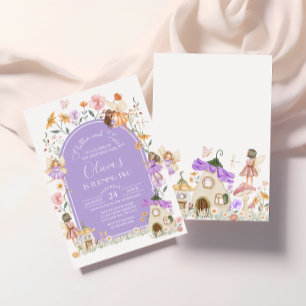 Invitación al cumpleaños de Purple Fairy