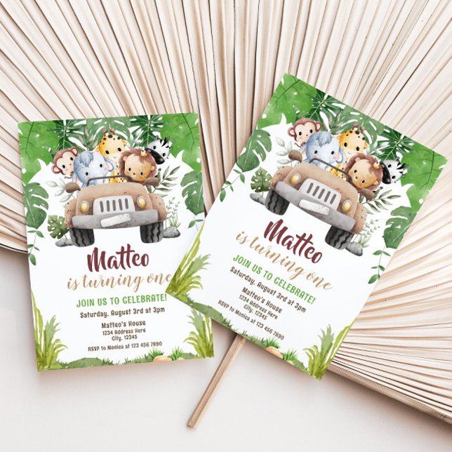 Invitación al cumpleaños de Safari (Subido por el creador)