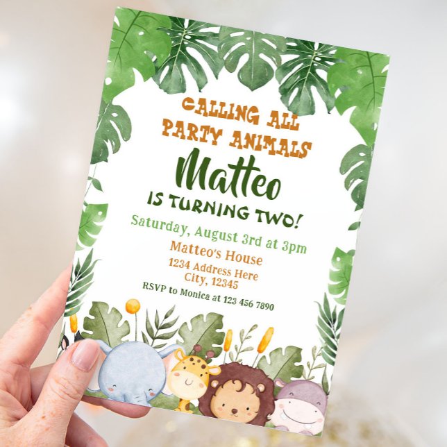 Invitación al cumpleaños de Safari (Subido por el creador)