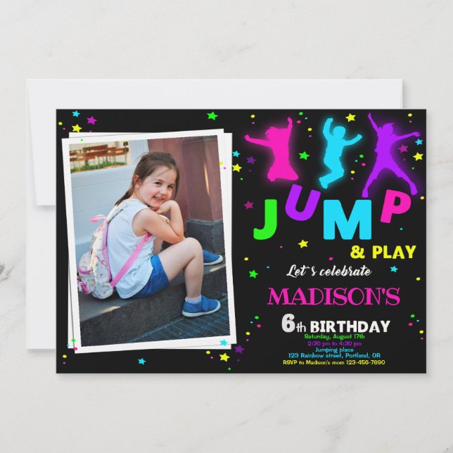 Invitación al cumpleaños de Salto Fotográfico Invi (Anverso)