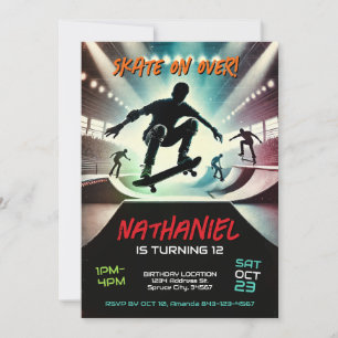 Invitación al cumpleaños de Scooter para niños