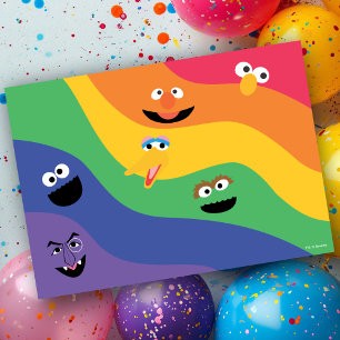 Invitación al cumpleaños de Sesame Street Pals Rai