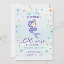 Invitación al cumpleaños de Sirena