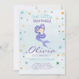 Invitación al cumpleaños de Sirena