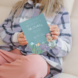 Invitación al cumpleaños de Sirena