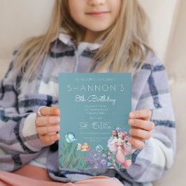 Invitación al cumpleaños de Sirena