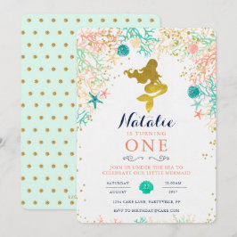 Invitación al cumpleaños de Sirena