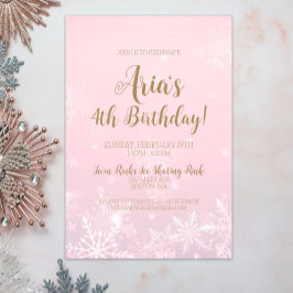 Invitación al cumpleaños de Snowflake, región viní