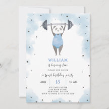 Invitación al cumpleaños de Sport Panda