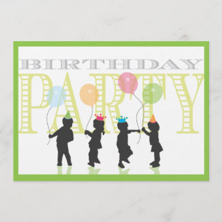 Invitación al cumpleaños de Twin Boy y Chica