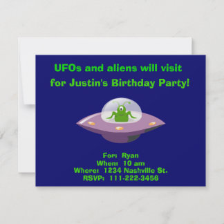 Invitación al cumpleaños de un extranjero