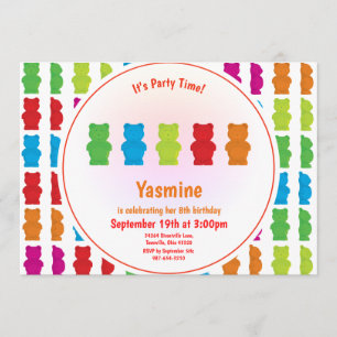 Invitación al cumpleaños de un niño con el patrón