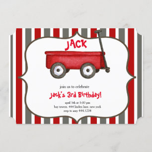 Invitación al cumpleaños de un niño pequeño del va