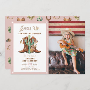 Invitación al cumpleaños de una lechera occidental