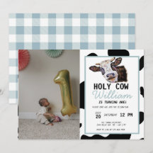 Invitación al cumpleaños de vaca