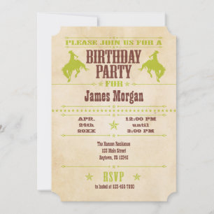Invitación al cumpleaños de Vino Vintage Green Lim