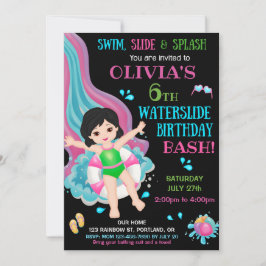 Invitación al cumpleaños de Waterpark