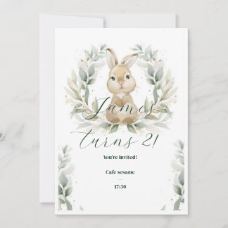 Invitación al cumpleaños del bebé