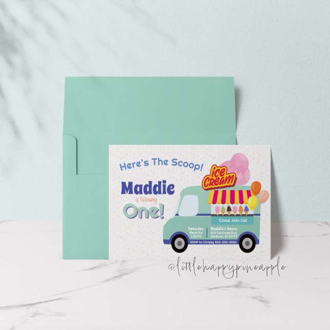 Invitación al cumpleaños del Camión de Crema de Hi (Subido por el creador)