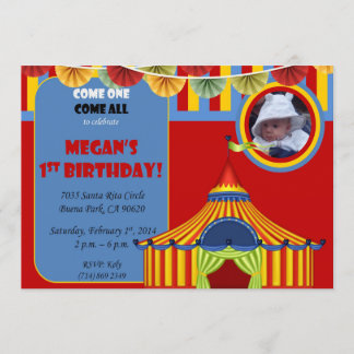Invitación al cumpleaños del carnaval