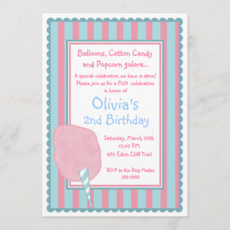 Invitación al cumpleaños del Carnaval de los Candy