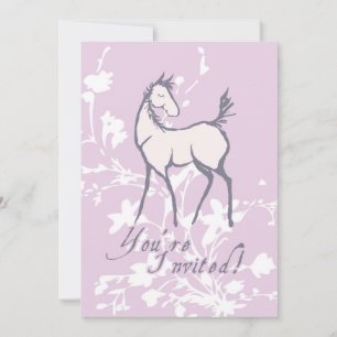 Invitación al cumpleaños del Chica de la carne de 