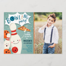 Invitación al cumpleaños del chico Pizza en huelga