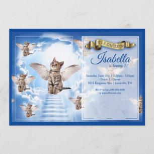 Invitación al cumpleaños del cielo