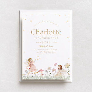 Invitación al cumpleaños del Fiesta de los Jardín 