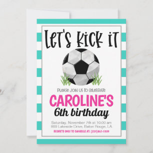 Invitación al cumpleaños del fútbol