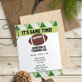 Invitación al cumpleaños del fútbol