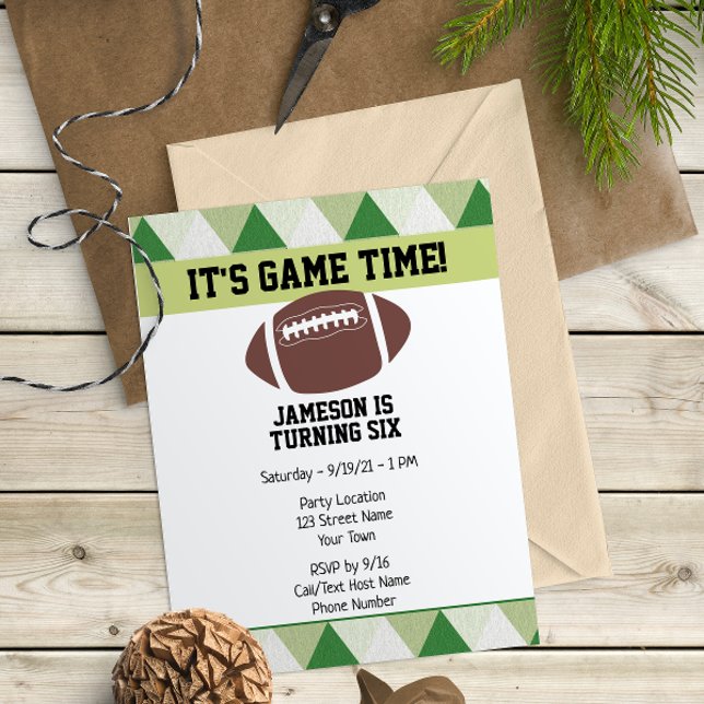 Invitación al cumpleaños del fútbol (Subido por el creador)