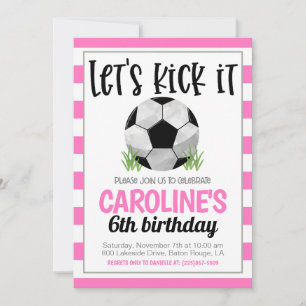 Invitación al cumpleaños del fútbol