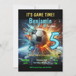 Invitación al cumpleaños del fútbol