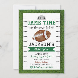 Invitación al cumpleaños del fútbol blanco