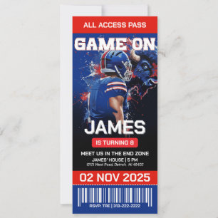 Invitación al cumpleaños del fútbol: descarga digi